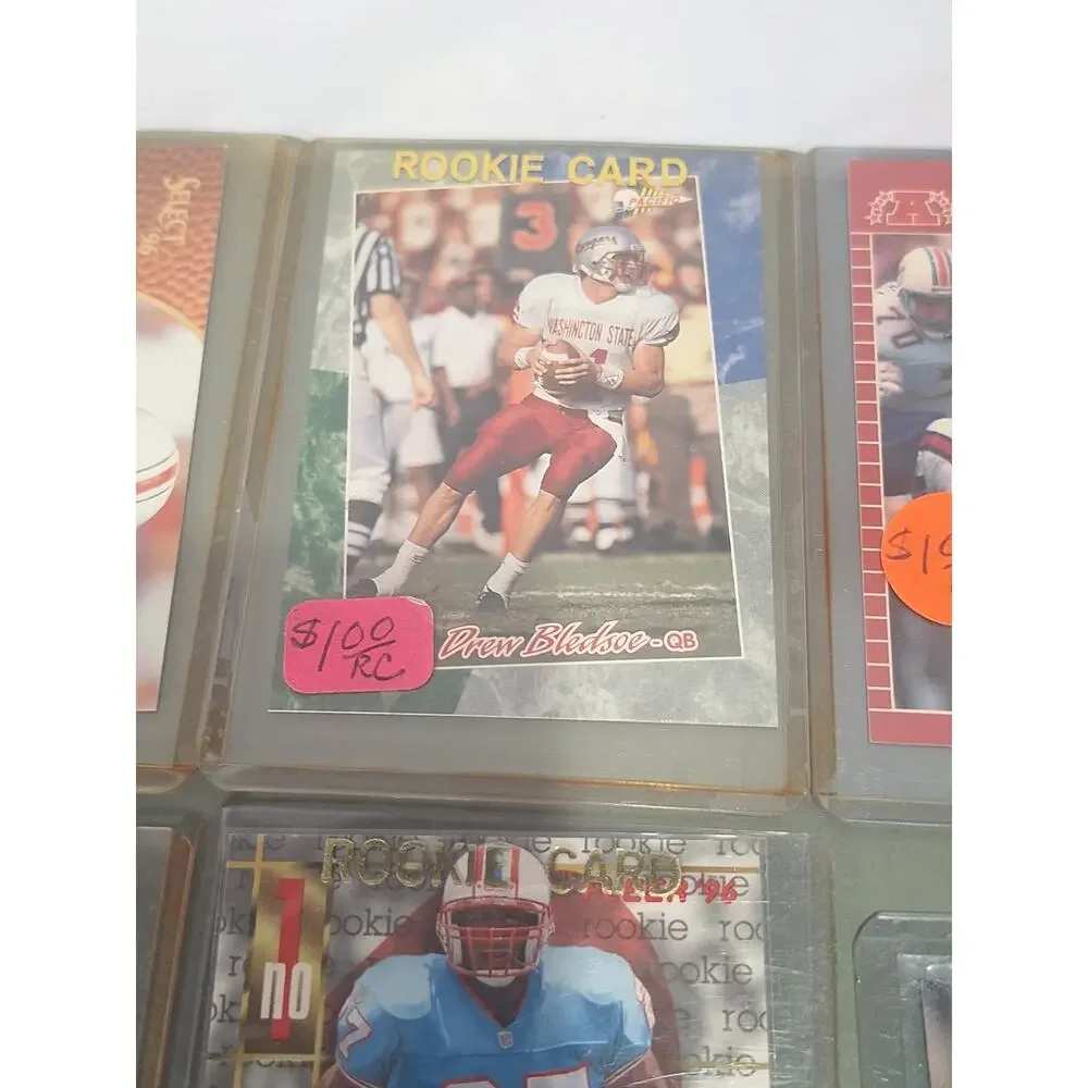 NFL Card Lot Sanders Aikman Favre Irvin RC Andrews Prizm Mitchell NM - Picture 8 of 12